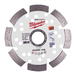 Алмазный диск HUDD 115 для твердого бетона, бетонных блоков и керамогранит MILWAUKEE
