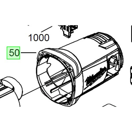 Ремкомплект гайковерта корпус для УШМ AG22