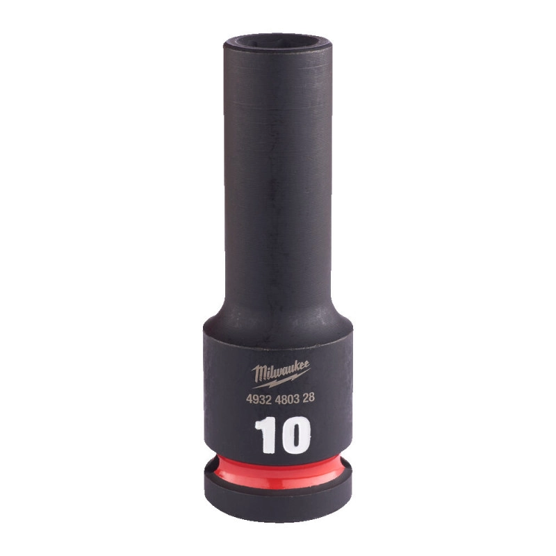 Головка ударная ShW 1/2'' SKT MILWAUKEE, удлиненная, 10мм
