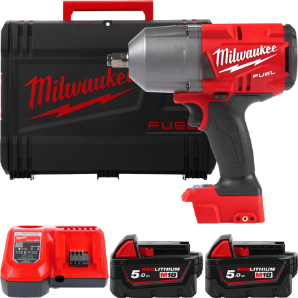 Гайковерт высокомоментный MILWAUKEE 1/2" (1898 Нм) с кольцом M18 FHIWF12-502X (2акб+ЗУ+кейс)