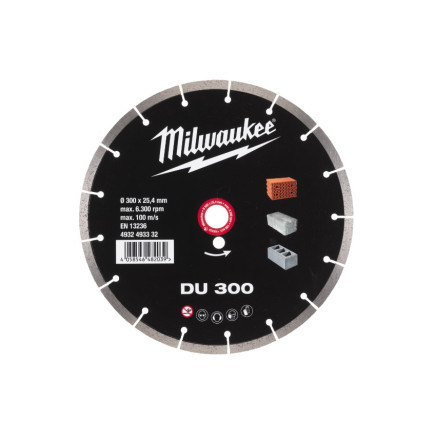 Алмазный диск DU 300 мм MILWAUKEE 