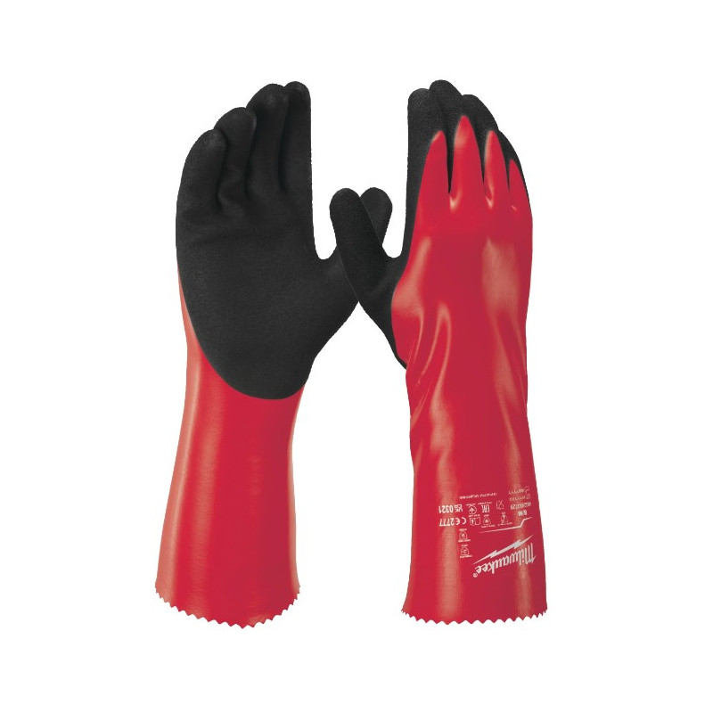 Химические перчатки Grip - размер  10/XL MILWAUKEE