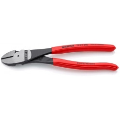 Кусачки боковые (бокорезы) особой мощности Ø3,8мм, 180мм KNIPEX 74 12 180, фосфатированные