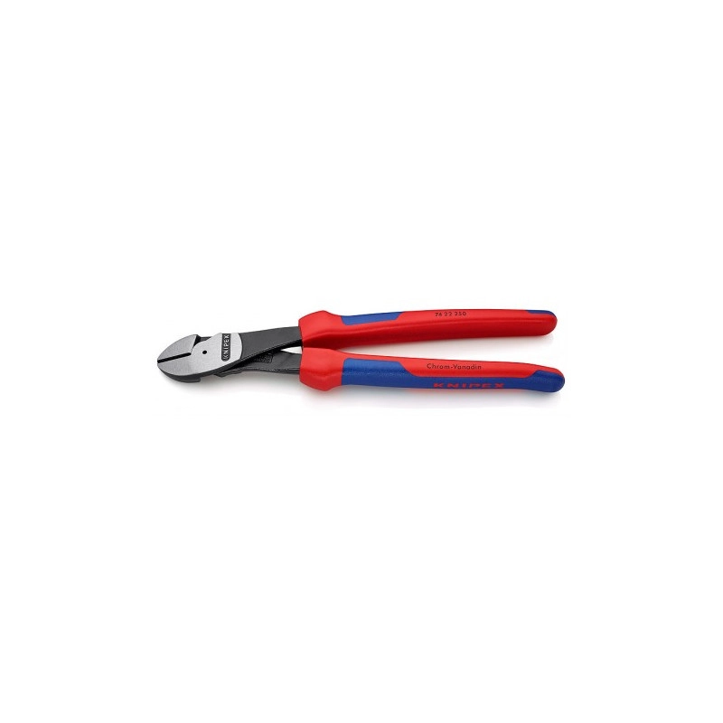Кусачки боковые (бокорезы) особой мощности Ø4,6мм, 250мм KNIPEX 74 21 250, фосфатированные