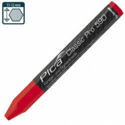 Промисловий маркер на восково-крейдовій основі Pica Classic PRO 590/40, червоний