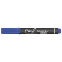Маркер перманентний Pica Chisel tip, 521/41, зі скошеним носиком, синій