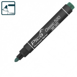 Маркер перманентний Pica Classic 520/36 Permanent Marker bullet tip, зелений