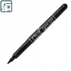 Маркер перманентний Pica Classic 534/46 Permanent Pen Medium, тонкий чорний