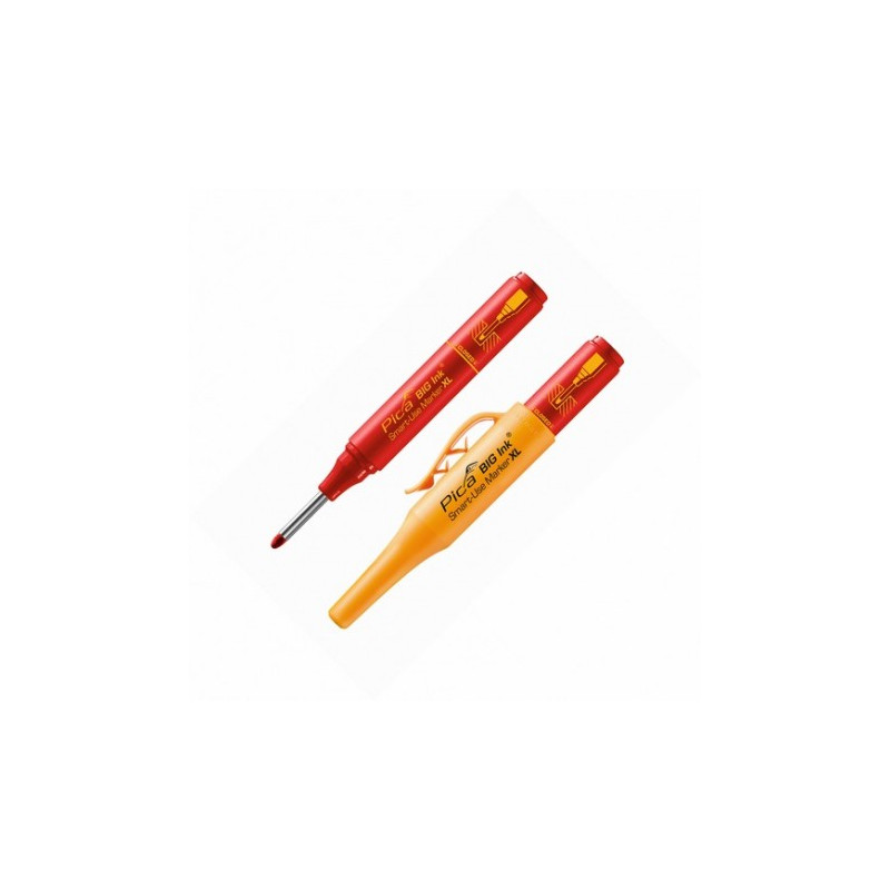 Маркер фірмовий з довгим носиком Pica BIG Ink Smart-Use Marker XL, 170/40, червоний