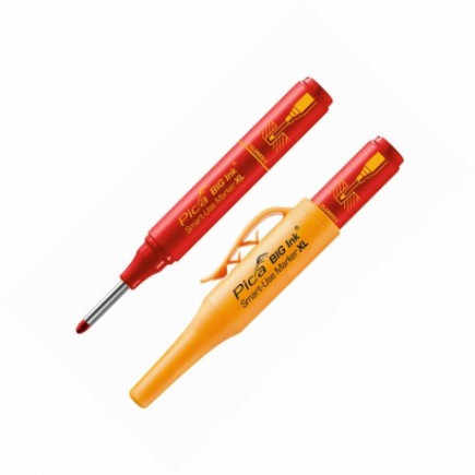 Маркер фірмовий з довгим носиком Pica BIG Ink Smart-Use Marker XL, 170/40, червоний