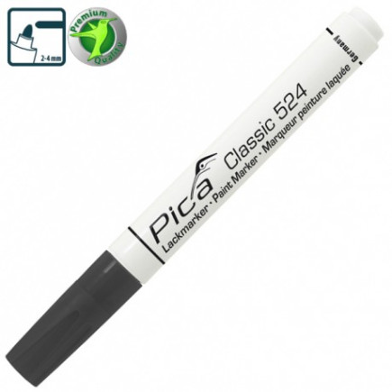 Рідкий промисловий маркер Pica Classic 524/46 Industry Paint Marker, чорний