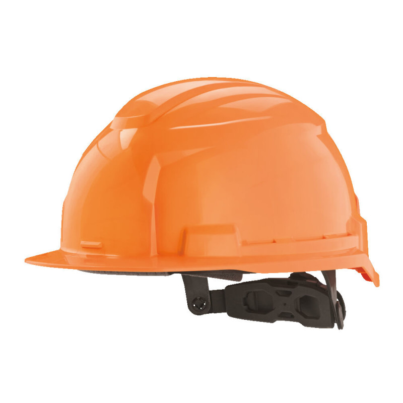 Каска защитная BOLT100  невентилируемая для промышленного альпинизма оранжевая MILWAUKEE