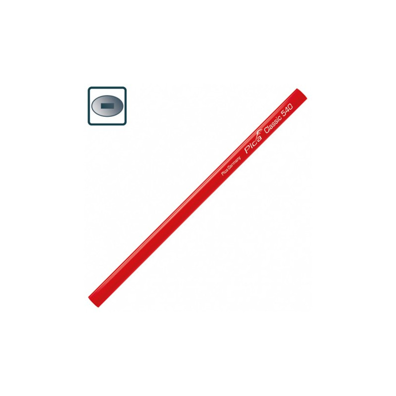 Олівець столярний Pica Classic 540, Carpenter Pencil, 2H, 24см