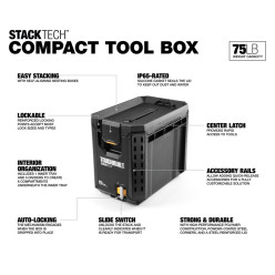 Ящик для инструментов TOUGHBUILT StackTech Compact Tool Box TB-B1-B-60C