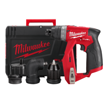 Дрель-шуруповерт со съемными насадками, крут. мом. 34 Нм,  MILWAUKEE M12 FUEL 4933471332