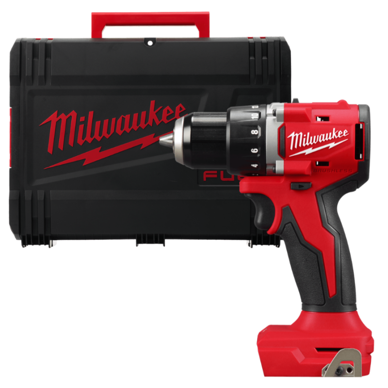 Дрель-шуруповёрт аккумуляторная бесщёточная MILWAUKEE M18 BLDDRC-0X (60Нм) (каркас+HDкейс)