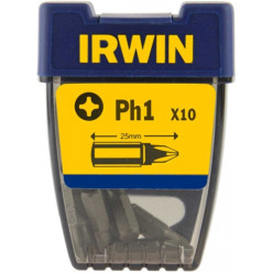 Бита Phillips INSERT BIT 1/4"/25мм PH1 10шт, IRWIN