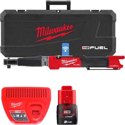 Ключ динамометрический электронный MILWAUKEE 1/2'' (16.9 - 203.4Нм) M12 ONEFTR12-201C(ЗУ+2Х2Ач+кейс)