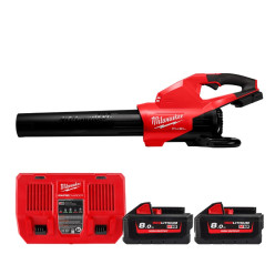 Воздуходувка аккумуляторная бесщёточная MILWAUKEE M18 F2BL-802 (2 Х18В)(ЗУ+2акк.Х8Ач) 