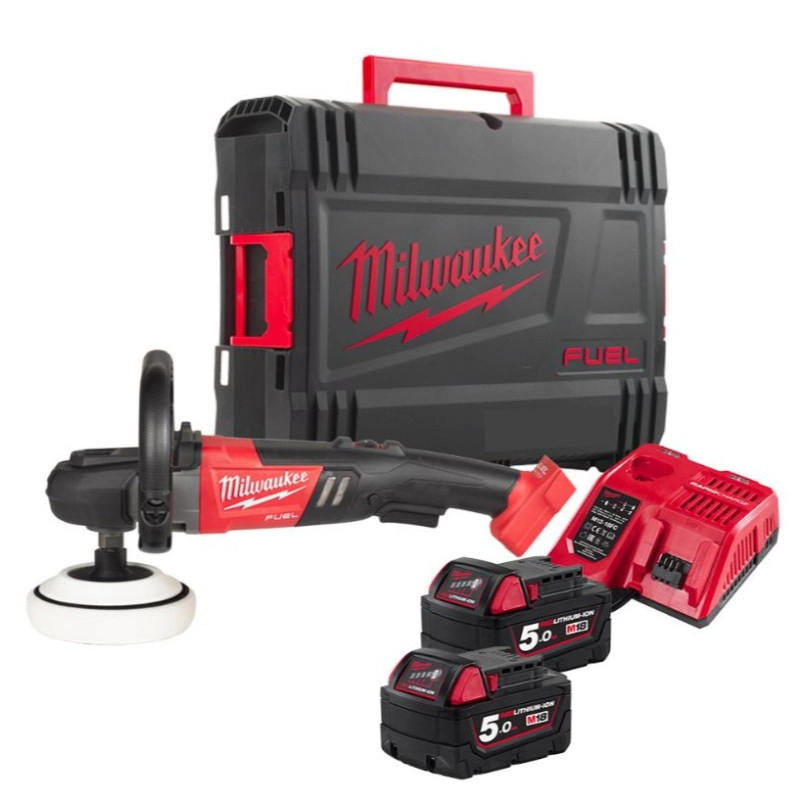 Машина полировальная угловая аккумуляторная бесщёточная MILWAUKEE Ø180мм M18 FAP180-502X