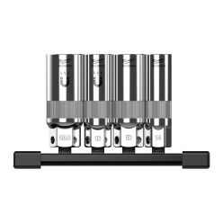 Набор свечных головок 3/8" 14-21 мм ( 4 предмета) MILWAUKEE 
