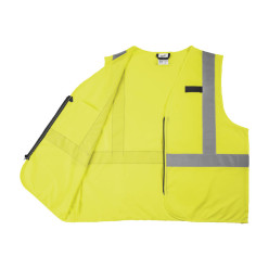 Жилет сигнальний Hi-Viz MILWAUKEE, желтый, (S/M)