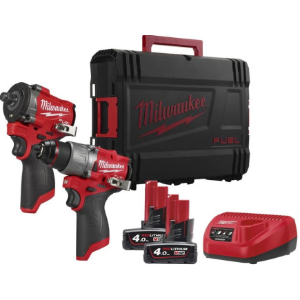 Набор из 2х инструментов аккумуляторных бесщеточных MILWAUKEE M12 FPP2X2-402X