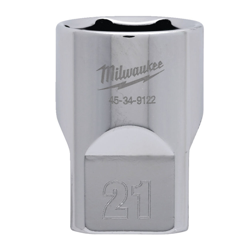 Головка торцевая 1/2" 21мм (6 гранн) MILWAUKEE