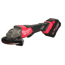 Шлифмашина угловая аккумуляторная MILWAUKEE, M18 FHSAGO125VXPDB2-802X, Ø125мм (ЗП, 2акк.Х8Ач,HDкейс)