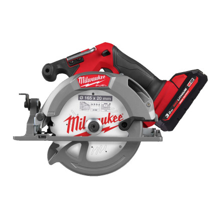 Пила дисковая ручная акумуляторная MILWAUKEE M18 FCS552-302X, Ø165мм (ЗП, 2ак.Х3Ач, HDкейс)