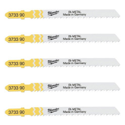 Полотна для лобзика T101BF Bi-Metal 75мм (5 шт) MILWAUKEE