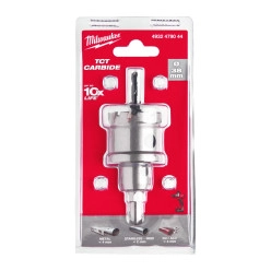 Цельная коронка Holesaw TCT MILWAUKEE для стали/нержавеющей стали, Ø38мм