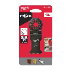 Полотно для мультитула STARLOCK MILWAUKEE, 35x42мм/3С (с 3-зубчатой геометрией), (10шт)