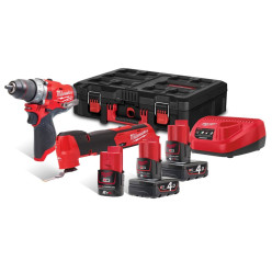 Набор из 2х инструментов аккумуляторных бесщеточных MILWAUKEE M12 FPP2AX-423P