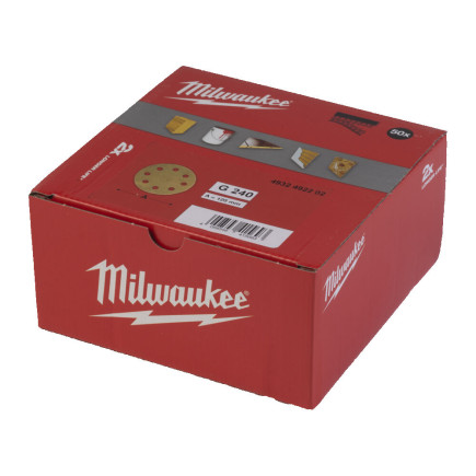 Шлифовальный круг HP MILWAUKEE Ø125/8 HL, зерно 240, (50шт)