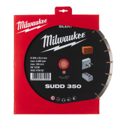 Диск алмазный MILWAUKEE SUDD 350, Ø350мм (железобетон, кирпич)