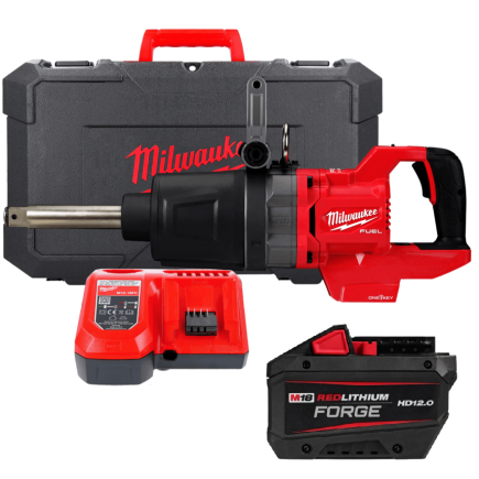 Гайковерт аккумуляторный бесщеточный MILWAUKEE 1'' (2711Нм) M18 ONEFHIWF1D-121C, (ЗУ+1ак.) FORGE™