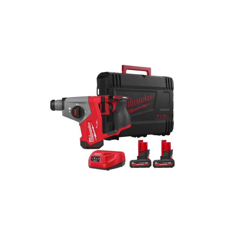 Перфоратор аккумуляторный бесщёточный SDS-PLUS MILWAUKEE M12 FHAC16-502X (1,15Дж)