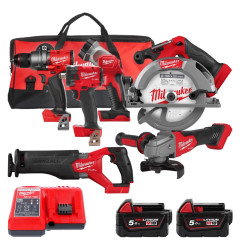 Набор из 6ти инструментов аккумуляторных бесщеточных MILWAUKEE M18 FPP6H3-502B