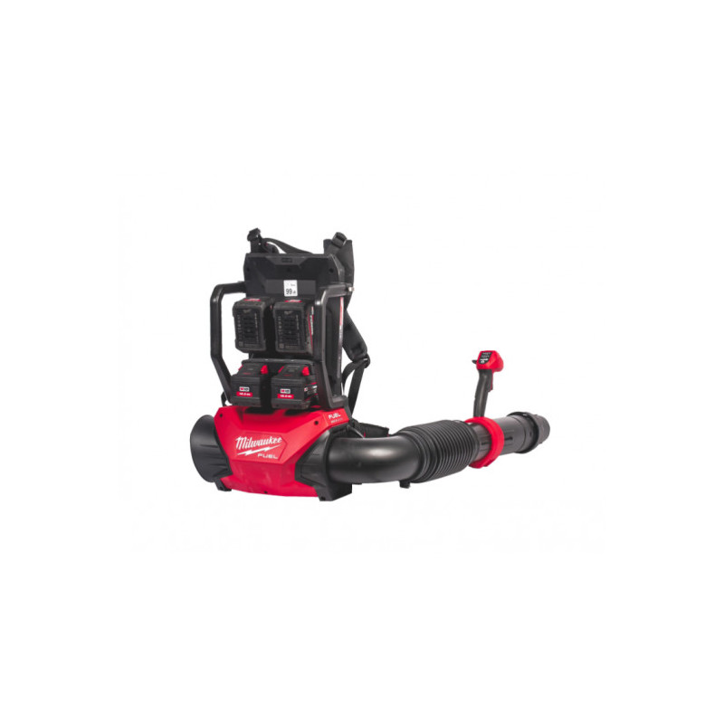 Воздуходувка ранцевая аккумуляторная MILWAUKEE M18 F2BPB-124 (2Х18В) FORGE™ (ЗУ+4акк.Х12Ач)