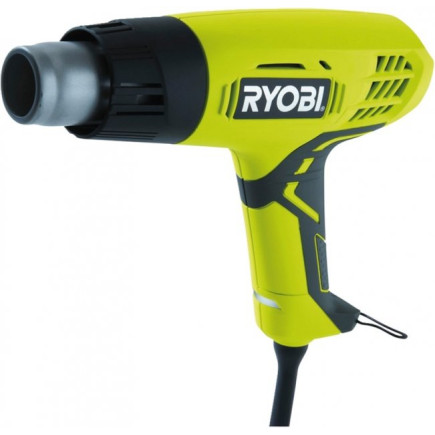 Фен строительный Ryobi EHG2000, 2000Вт, 250/500 л/мин, 400/600°С, 0.7кг