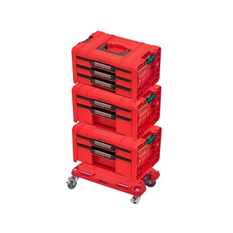 Набор ящиков QBRICK SYSTEM PRO RED Drawer Workshop SET 3 RUHD 2.0 RED (5901238258353)