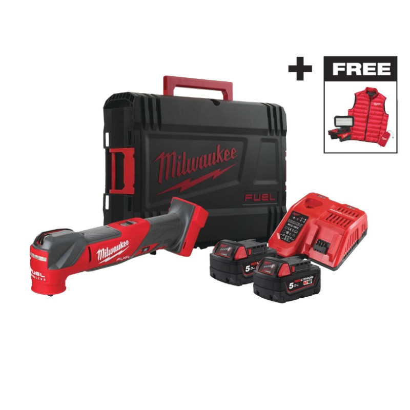 Инструмент многофункциональный аккумуляторный бесщёточный MILWAUKEE M18 FMTMC-502X + подарки