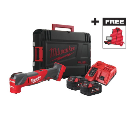 Инструмент многофункциональный аккумуляторный бесщёточный MILWAUKEE M18 FMTMC-502X + подарки