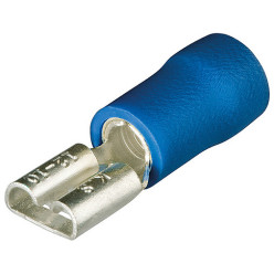 Гильзы флажковые изолированные 4,8х0,8мм KNIPEX 97 99 011, (1,5-2,5мм²) (100шт), синие