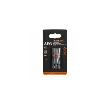 Бита ударная AEG AAK503H6,  HEX6, 50мм (3шт)