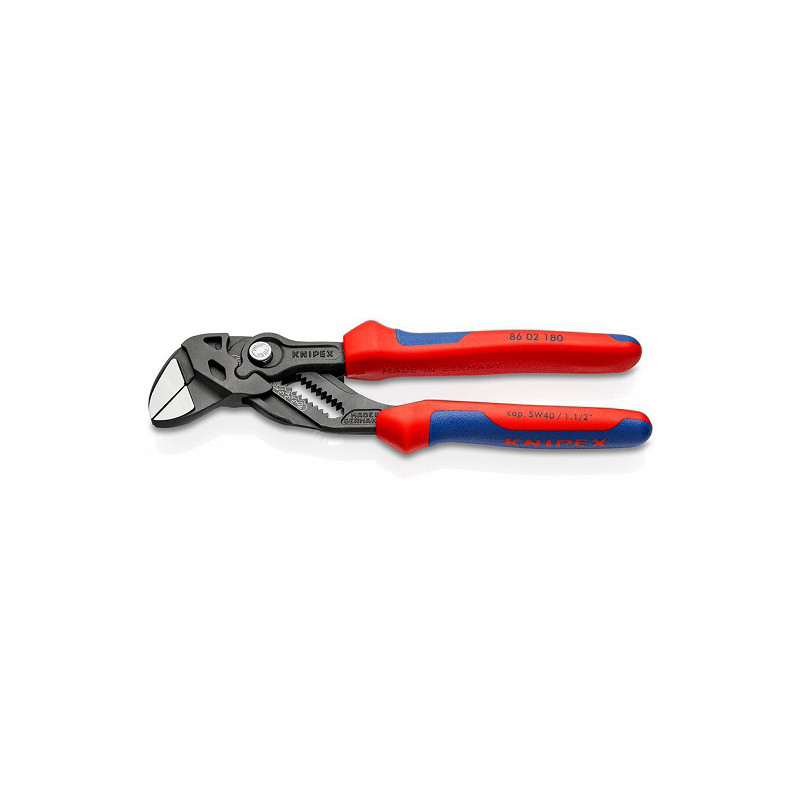 Клещи переставные-гаечный ключ, 40мм KNIPEX 86 02 180 SB, фосфатированные