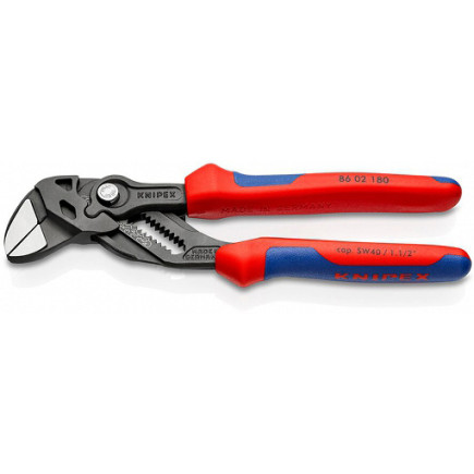Клещи переставные-гаечный ключ, 40мм KNIPEX 86 02 180 SB, фосфатированные