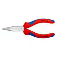 Длинногубцы-круглогубцы 140мм, KNIPEX 30 25 140, хромированные