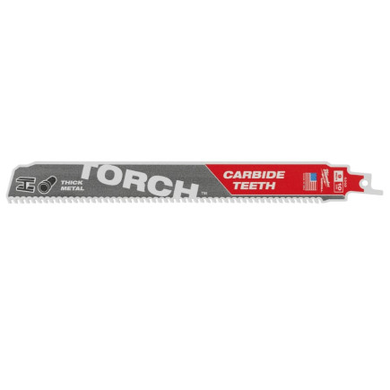 Полотно для сабельных пил TORCH CARBIDE MILWAUKEE, 230х2,5мм, (металл) Полотно для сабельных пил TORCH CARBIDE MILWAUKEE, 230х2,5мм, (металл)